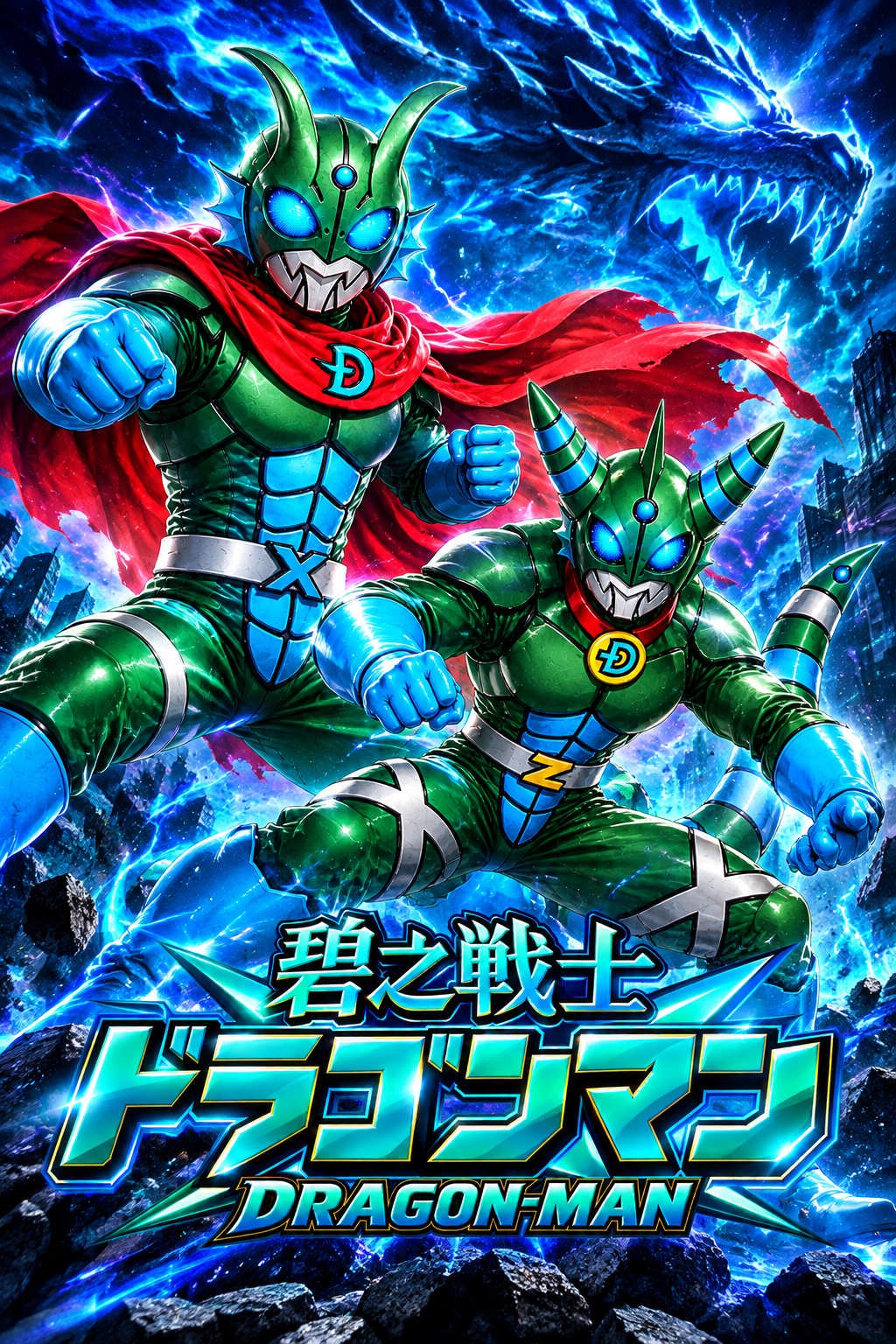 二人の戦士、共闘。｜2026年ドラゴンマン・アクションビジュアル